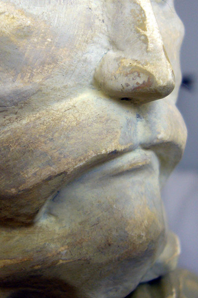 detail groene man