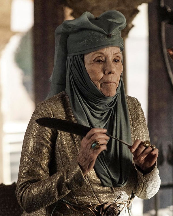Diana Rigg als Olenna Tyrell